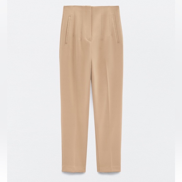 Zara brand new with tags high waisted pants in M - Picture 4 of 6